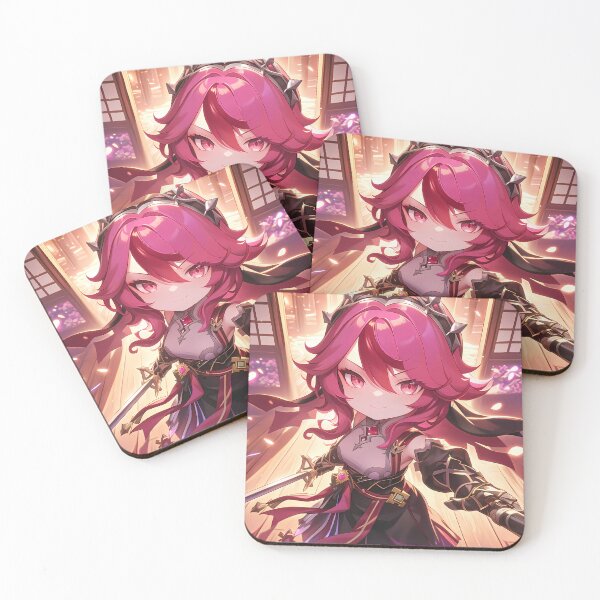 Item preview, Rosaria Genshin Impact Chibi Gothic Sakura Dramatic Light designed and sold by TanglenRabbit.