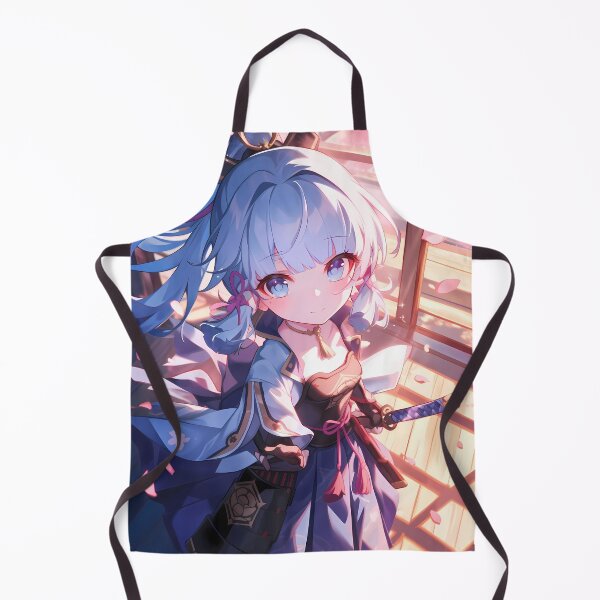 Item preview, Kamisato Ayaka Genshin Impact Chibi Sakura Kimono Pastel Light designed and sold by TanglenRabbit.