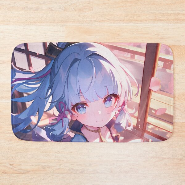 Item preview, Kamisato Ayaka Genshin Impact Chibi Sakura Kimono Pastel Light designed and sold by TanglenRabbit.