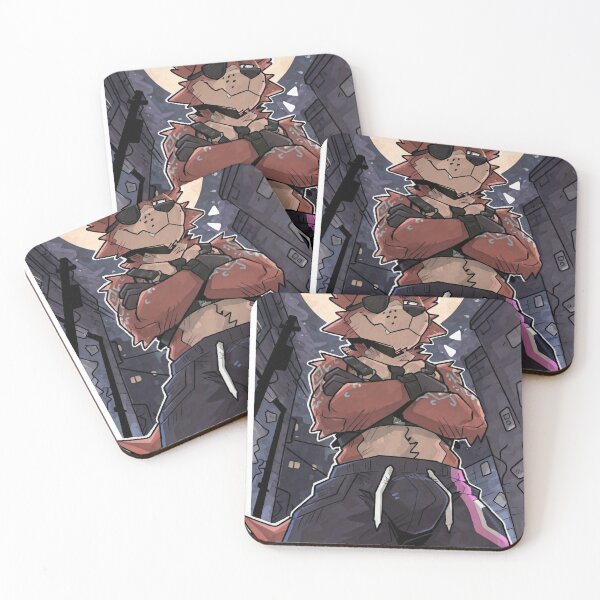 Item preview, Muscular Pirate Fox Under the Full Moon designed and sold by KaMow.