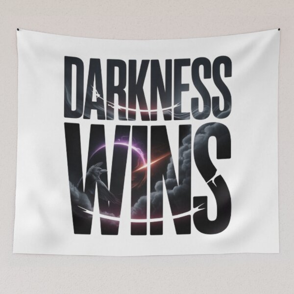 Item preview, Darkness Wins – Cosmic Shadow Streetwear Graphic designed and sold by NewUSShop.