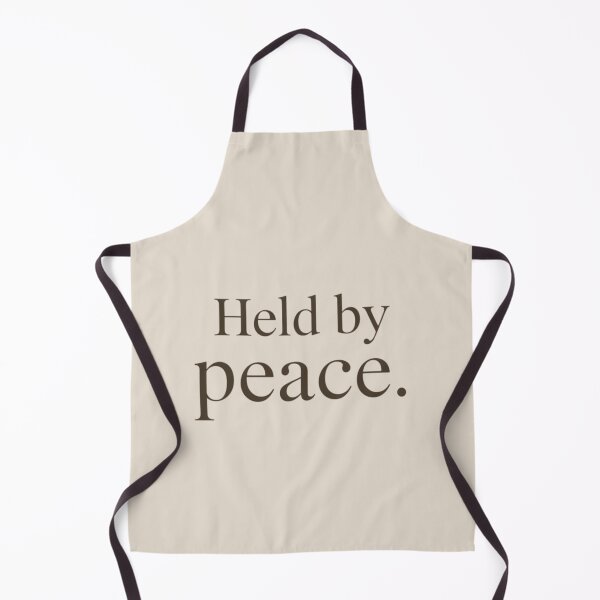 Item preview, Held By Peace – Minimal Calm & Healing Quote Design designed and sold by Irene Catchmind.