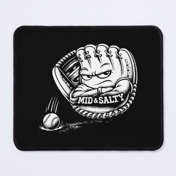 Item preview, Mid & Salty Baseball Glove Funny Sports designed and sold by miaa-artistshop.