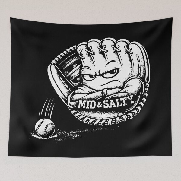 Item preview, Mid & Salty Baseball Glove Funny Sports  designed and sold by miaa-artistshop.