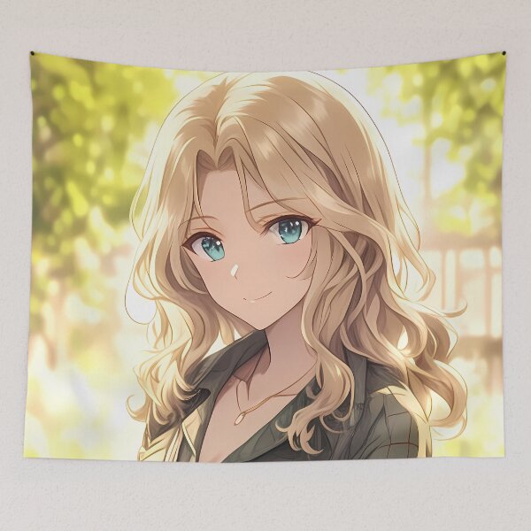 Item preview, Kay Girls Und Panzer Sunshine Outdoors Friendly Portrait designed and sold by TanglenRabbit.