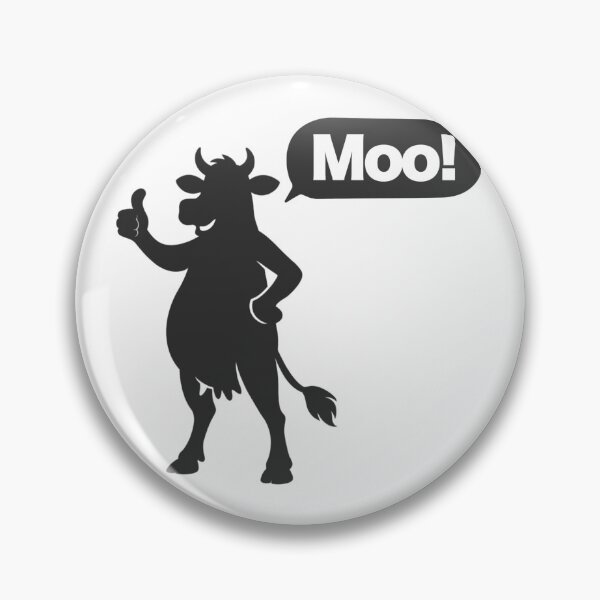 Item preview, Black Moo Cow Silhouette designed and sold by pUNKnown.