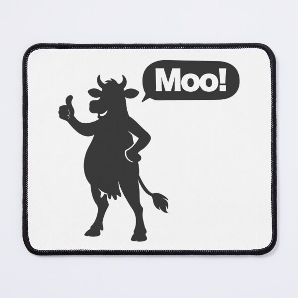 Item preview, Black Moo Cow Silhouette designed and sold by pUNKnown.