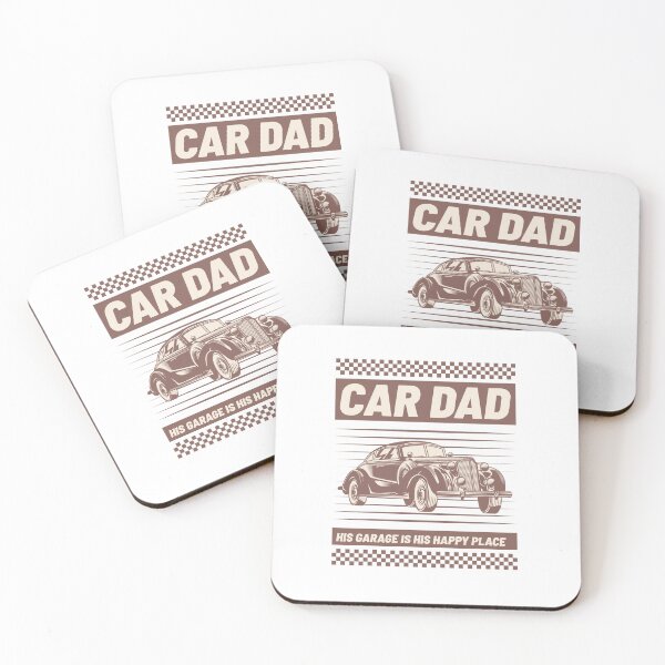Item preview, Car Dad His Garage Is His Happy Place Funny Fathers Day Dad designed and sold by DesignbyAACreations .