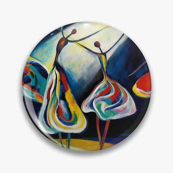 Item preview, Colorful Abstract Dancers designed and sold by Vicky Brago-Mitchell®.