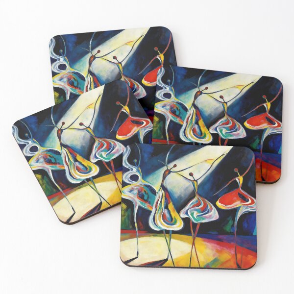 Item preview, Colorful Abstract Dancers designed and sold by Vicky Brago-Mitchell®.