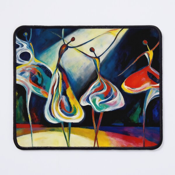 Item preview, Colorful Abstract Dancers designed and sold by Vicky Brago-Mitchell®.
