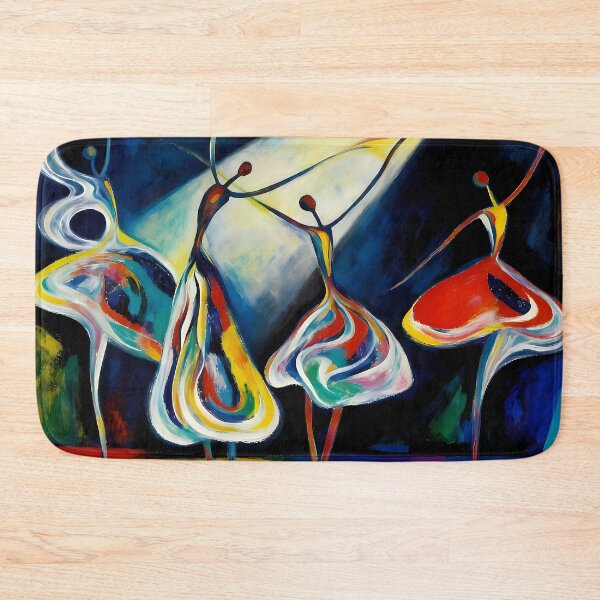 Item preview, Colorful Abstract Dancers designed and sold by Vicky Brago-Mitchell®.