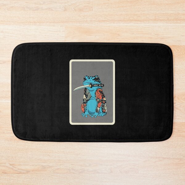 Item preview, Samurai Frog Japanese Tattoo Style designed and sold by JordynLadukeg65.