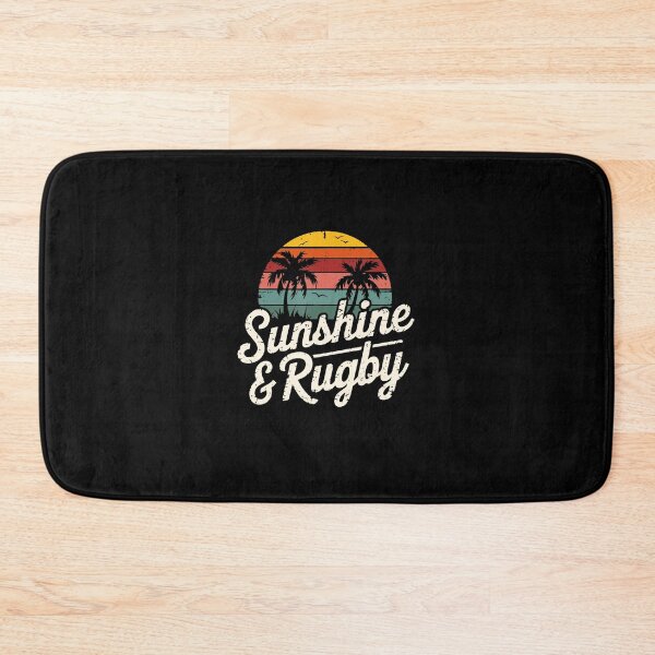 Item preview, Sunshine & Rugby Retro Beach Rugby Vibes designed and sold by GabrieSketcham.