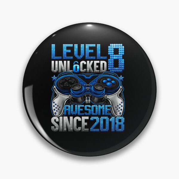 Item preview, Level 8 Unlocked 8th Birthday Gamer Boy  designed and sold by FGTV2021.