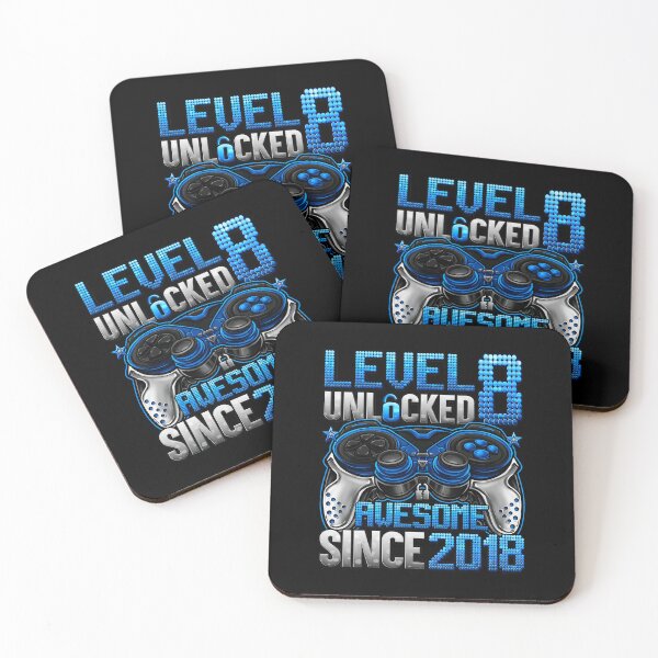 Item preview, Level 8 Unlocked 8th Birthday Gamer Boy  designed and sold by FGTV2021.