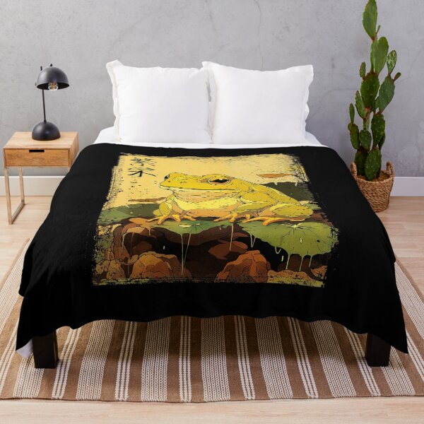 Item preview, Vintage Frog Japanese Kanji Retro Nature designed and sold by titanlevi.