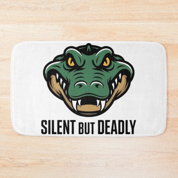Item preview, Silent but Deadly Crocodile Streetwear Graphic designed and sold by NewUSShop.