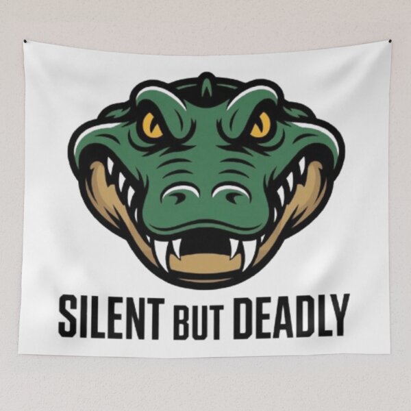 Item preview, Silent but Deadly Crocodile Streetwear Graphic designed and sold by NewUSShop.