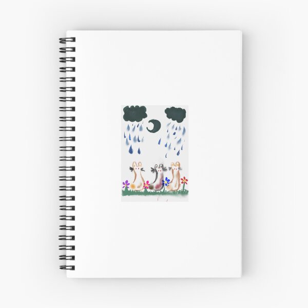 Aperçu de l'œuvre Des chatons chantent sous la pluie créée et vendue par NikiMagicWorld.