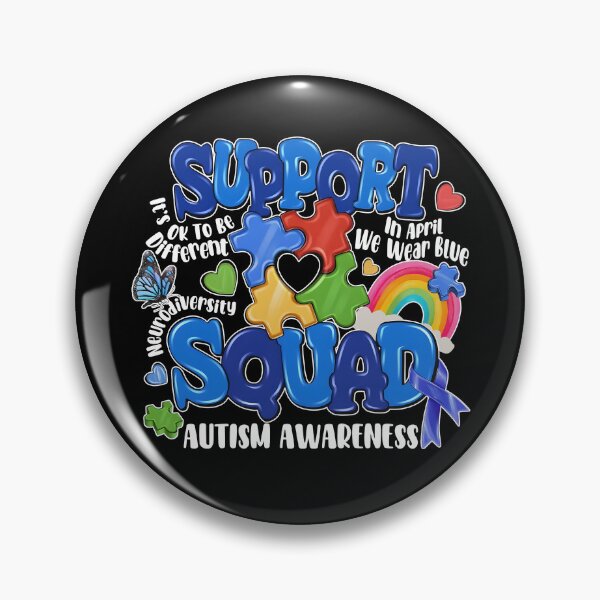 Item preview, Support Squad Autism Awareness designed and sold by Home-Crea-Abode.