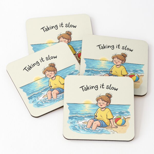 Item preview, Taking It Slow – Calm Beach Mom Design designed and sold by Sea Gem.
