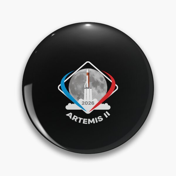 Item preview, Artemis II 2026 Lunar Mission Inspired Space Emblem 2 designed and sold by Kimanhgrany.