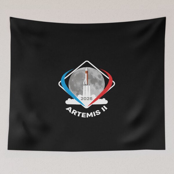 Item preview, Artemis II 2026 Lunar Mission Inspired Space Emblem 2 designed and sold by Kimanhgrany.