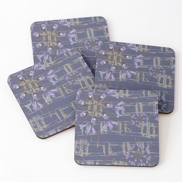 Item preview, First Spring Flower Radials on Purple & Taupe Horizontal Links designed and sold by Digitalmyth's Designs.