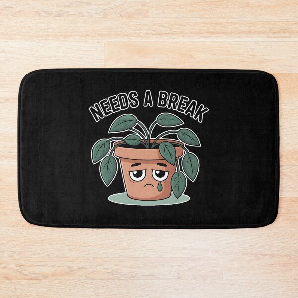 Item preview, Droopy Plant Needs a Break Aesthetic Introvert Burnout Meme Shirt designed and sold by ImaginedSpace7.