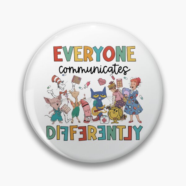 Item preview, Everyone Communicates Differently designed and sold by Home-Crea-Abode.