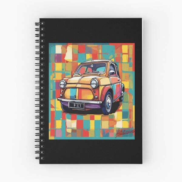 Item preview, Vintage Microcar Pop Art Geometric Retro Ride designed and sold by Artisticanvas.