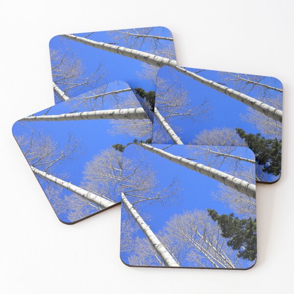 Item preview, White aspens, blue skies designed and sold by zumi.
