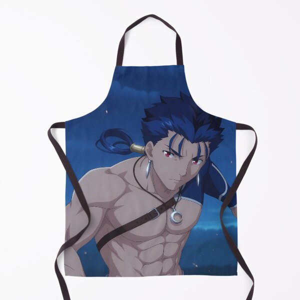 Item preview, Lancer Fate Stay Night Anime Shirtless Combat Ready designed and sold by Spraykart.