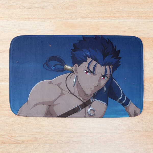 Item preview, Lancer Fate Stay Night Anime Shirtless Combat Ready designed and sold by Spraykart.