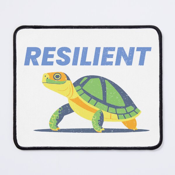Item preview, Resilient Tortoise Motivational Graphic designed and sold by CyberWindow.