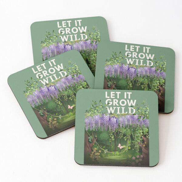 Item preview, LET IT GROW WILD designed and sold by SandieBlooms.