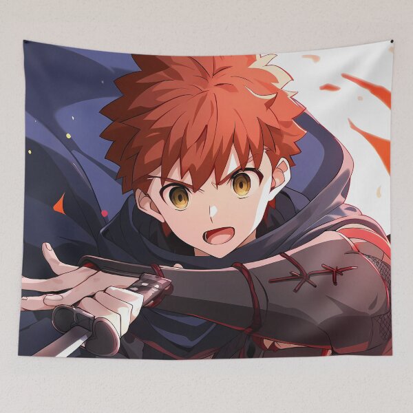 Item preview, Shirou Emiya Fiery Warrior Fate Stay Night Anime designed and sold by Spraykart.