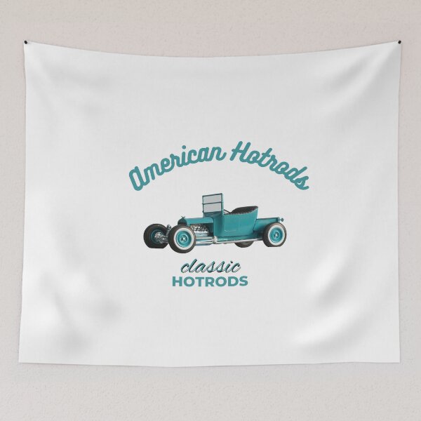 Item preview, american hot  rods turq t designed and sold by mrdscrazytees.