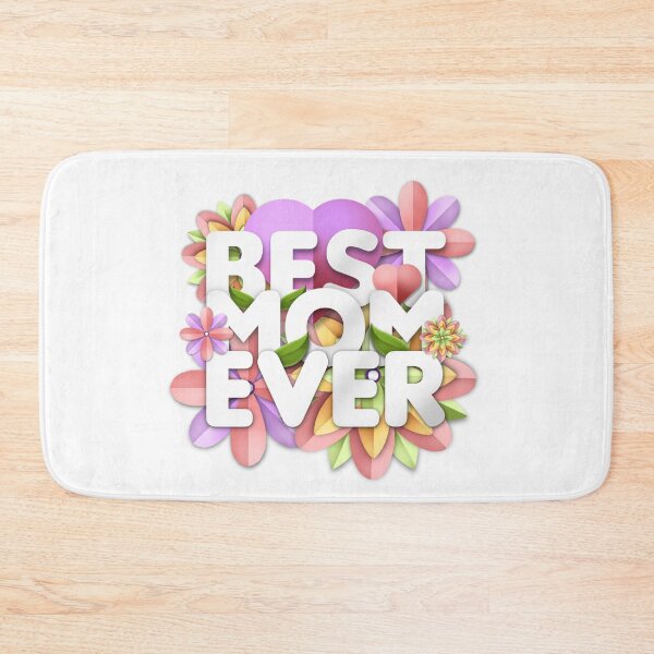 Item preview, Floral Best Mom Ever Typography Mother's Day designed and sold by lojadpop.