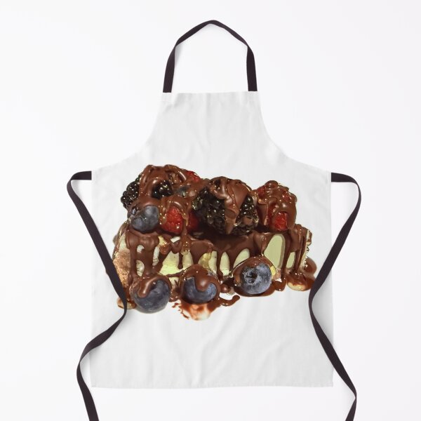 Item preview, Mascarpone Vanilla Bean Cheesecake with Berries and Chocolate Drizzle designed and sold by aadventures.