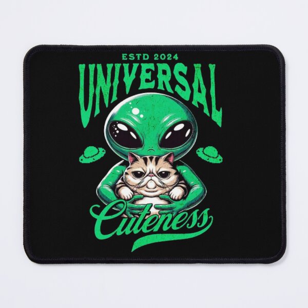 Item preview, Universal Cuteness - Funny Alien Holding Grumpy Cat designed and sold by GenZFashion000.