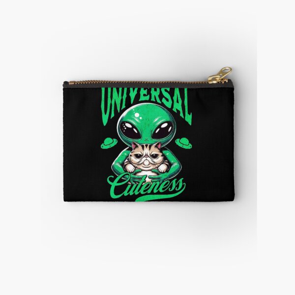 Item preview, Universal Cuteness - Funny Alien Holding Grumpy Cat designed and sold by GenZFashion000.