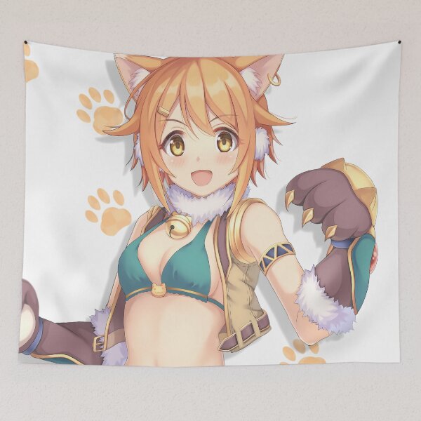 Item preview, Hiyori Confident Catgirl Warrior Look Princess Connect Game designed and sold by Spraykart.
