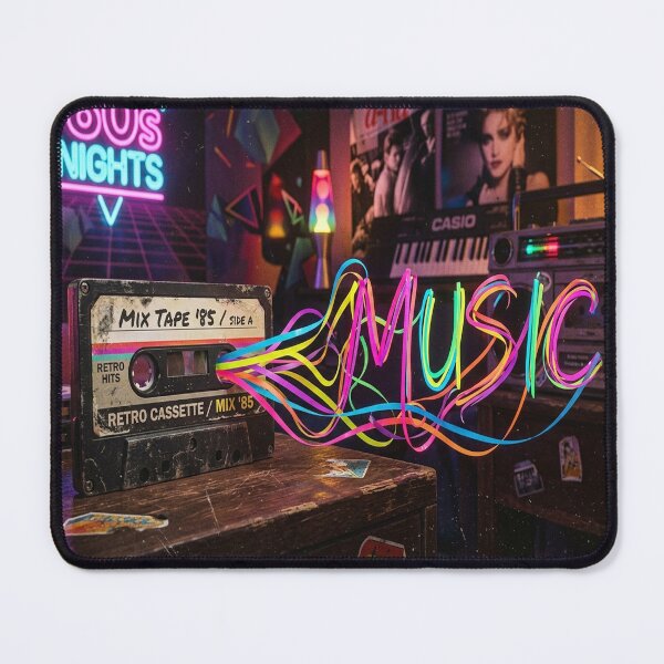 Item preview, Retro 80s Mix Tape Music Cassette Neon Aesthetic designed and sold by Krfto.