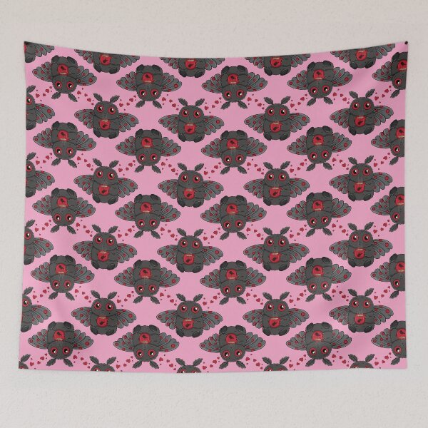 Item preview, Caffeinated Mothman Pink Repeating designed and sold by TSPWVDesigns.