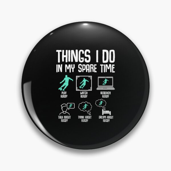 Item preview, Things I Do In My Spare Time Rugby Kids Funny Sports  designed and sold by GabrieSketcham.