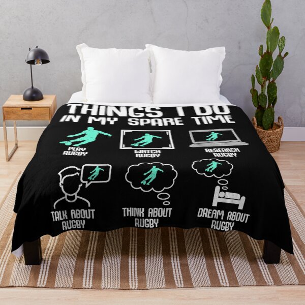 Item preview, Things I Do In My Spare Time Rugby Kids Funny Sports  designed and sold by GabrieSketcham.
