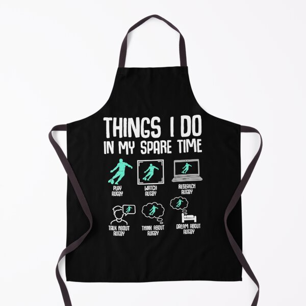Item preview, Things I Do In My Spare Time Rugby Kids Funny Sports designed and sold by GabrieSketcham.