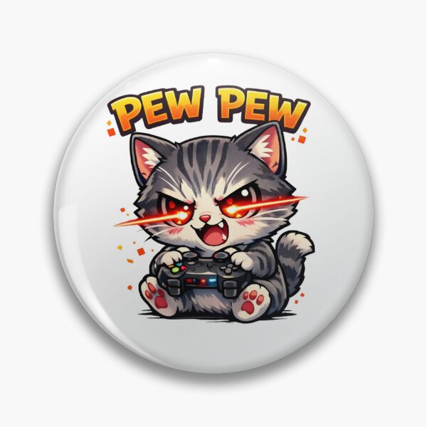 Item preview, Pew Pew Cat designed and sold by Rymo Designs .